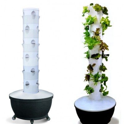 hydroponic garden tower Vertical Spiral Plant Grow Hydroponic Tower Indoor Vegetable Cultivation Hydroponic System