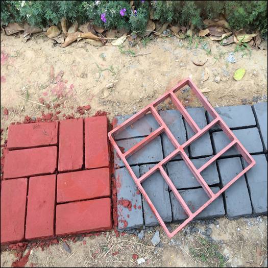 Diy Plastic Path Maker Mold Manually Paving/cement Brick Molds The Stone Road Auxiliary Tools For Garden Decor Hot!